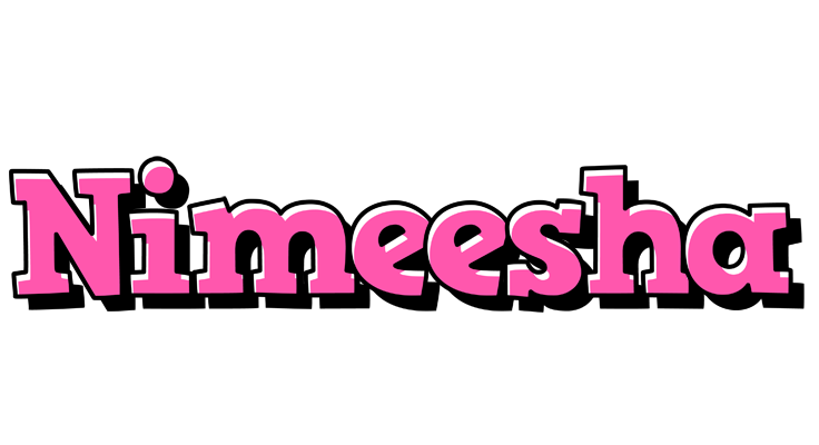 Nimeesha girlish logo