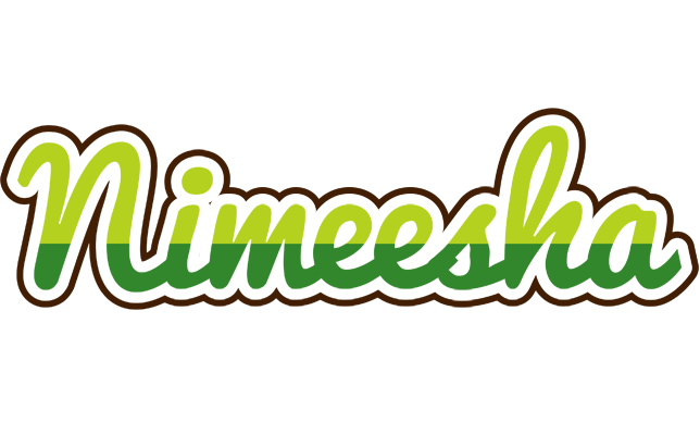 Nimeesha golfing logo