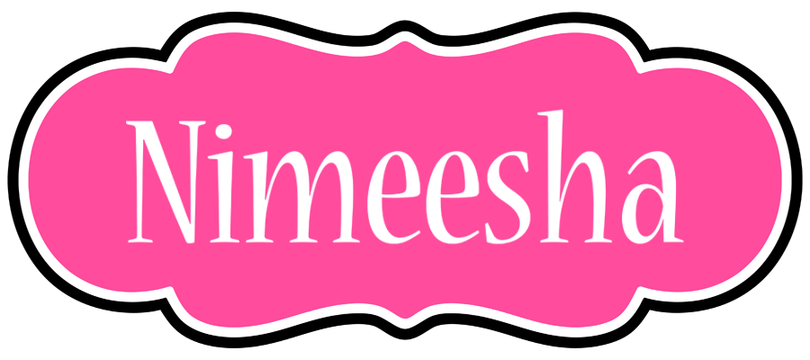 Nimeesha invitation logo