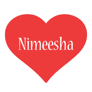 Nimeesha love logo