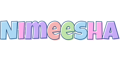 Nimeesha pastel logo