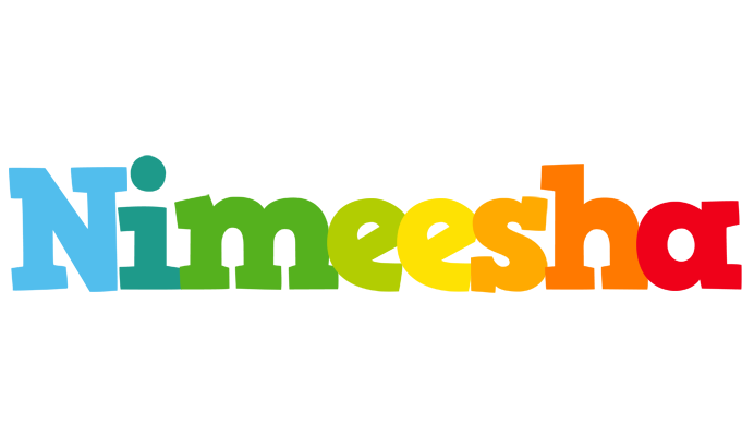 Nimeesha rainbows logo