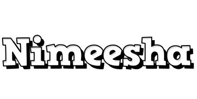 Nimeesha snowing logo