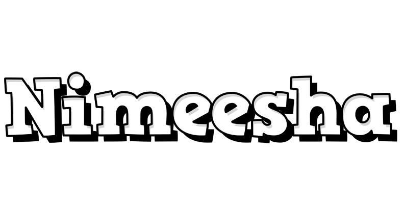 Nimeesha snowing logo