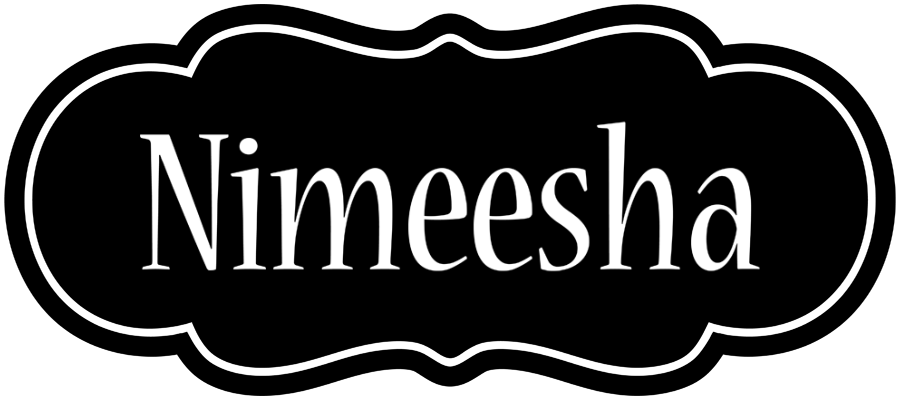 Nimeesha welcome logo
