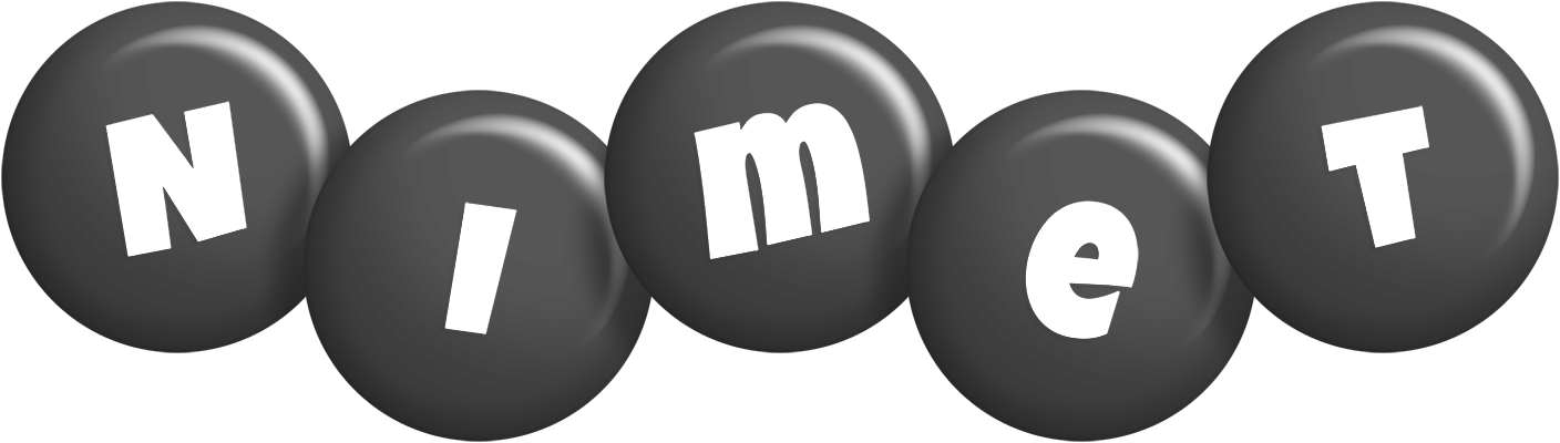 Nimet candy-black logo