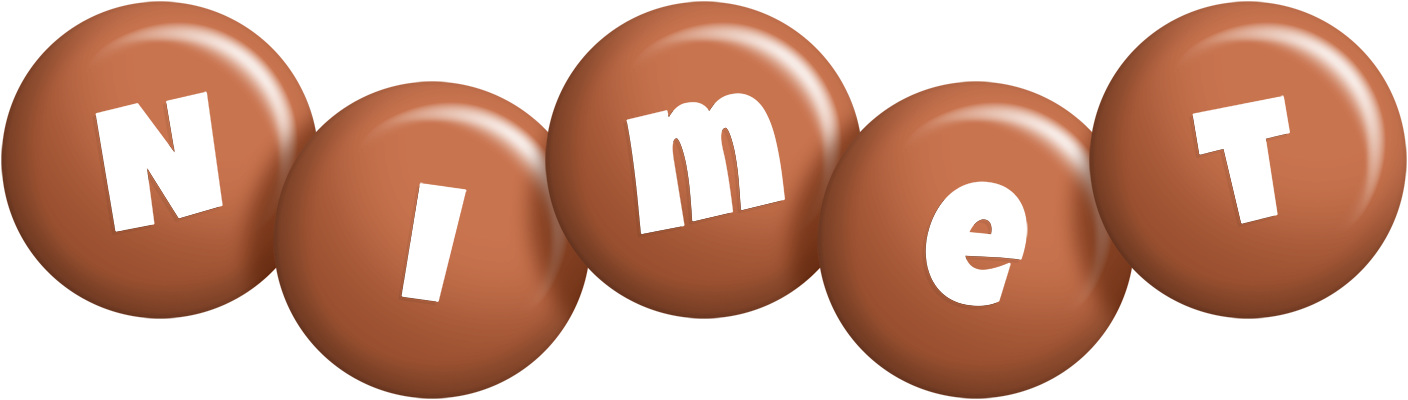 Nimet candy-brown logo
