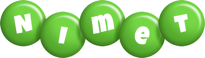 Nimet candy-green logo