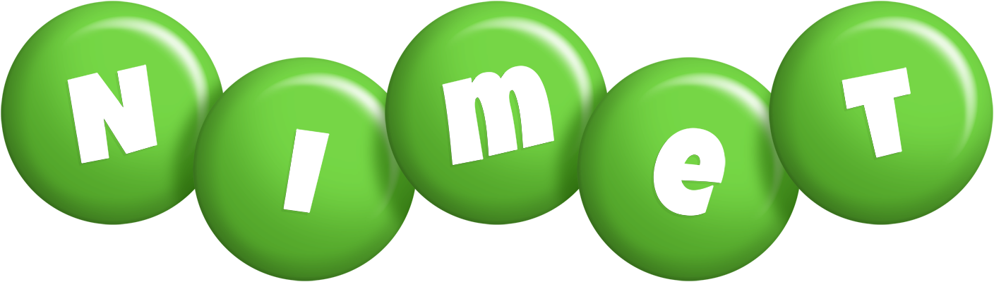 Nimet candy-green logo