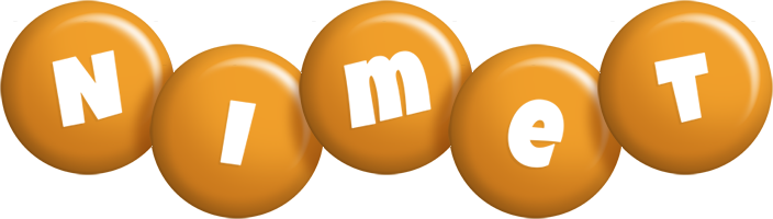 Nimet candy-orange logo