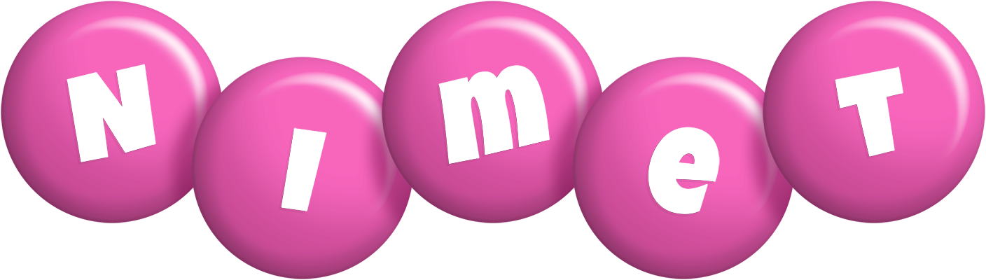 Nimet candy-pink logo