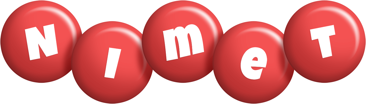 Nimet candy-red logo