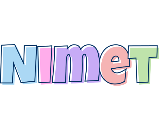 Nimet pastel logo
