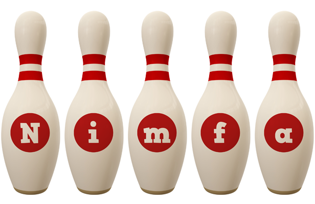 Nimfa bowling-pin logo