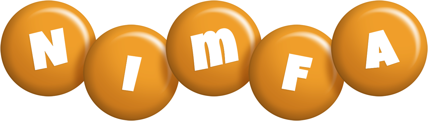 Nimfa candy-orange logo