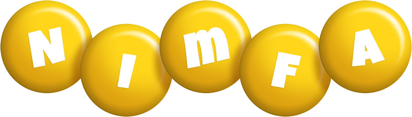 Nimfa candy-yellow logo