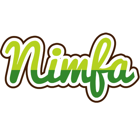 Nimfa golfing logo