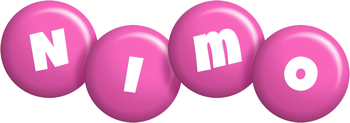 Nimo candy-pink logo