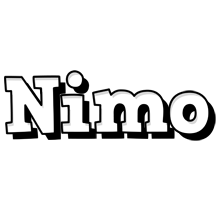 Nimo snowing logo