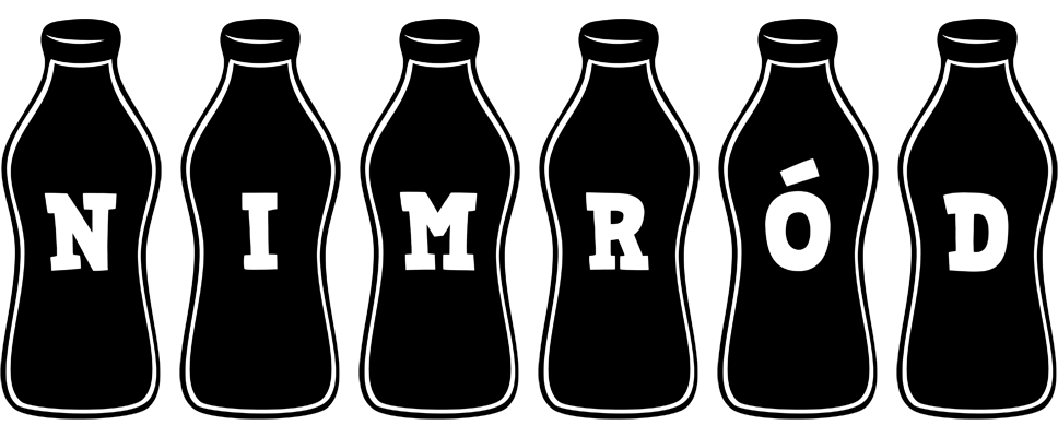 Nimród bottle logo