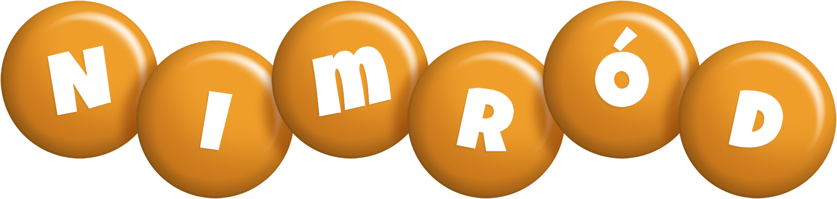 Nimród candy-orange logo