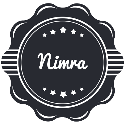 Nimra badge logo