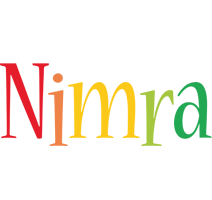 Nimra birthday logo