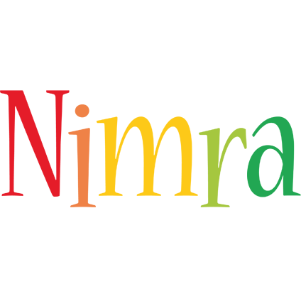 Nimra birthday logo