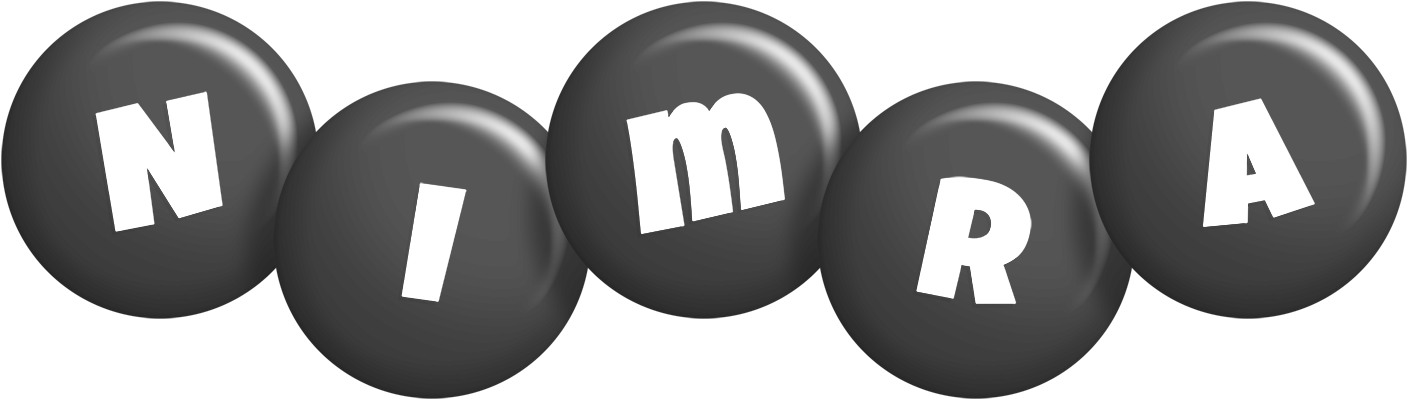 Nimra candy-black logo