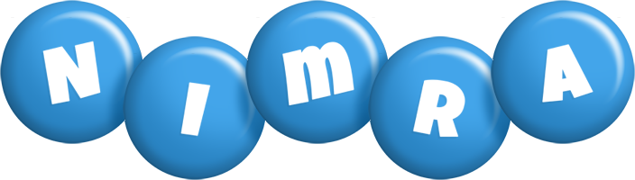 Nimra candy-blue logo