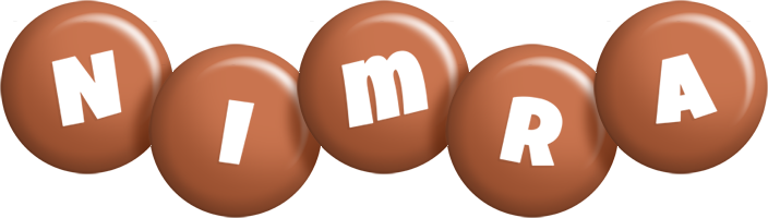 Nimra candy-brown logo