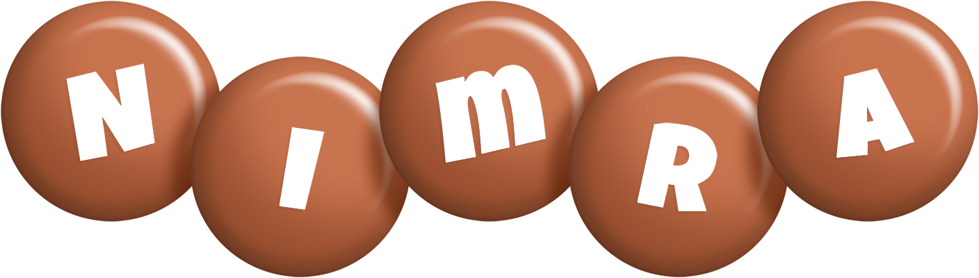 Nimra candy-brown logo