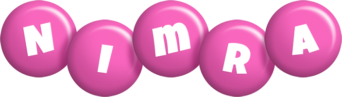Nimra candy-pink logo