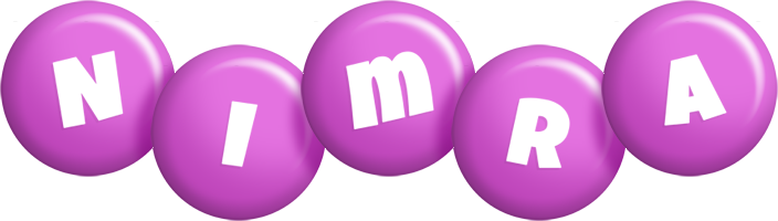 Nimra candy-purple logo