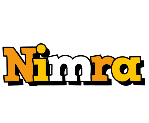 Nimra cartoon logo