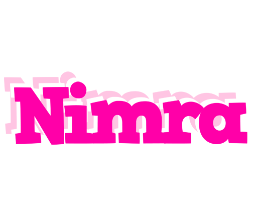 Nimra dancing logo