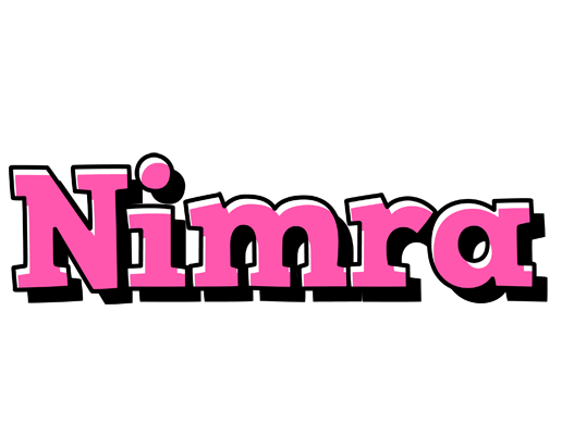 Nimra girlish logo