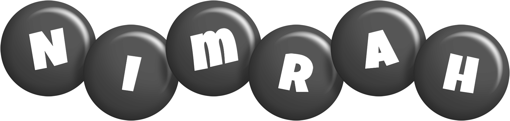 Nimrah candy-black logo