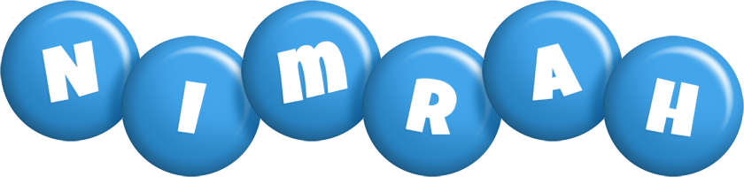 Nimrah candy-blue logo