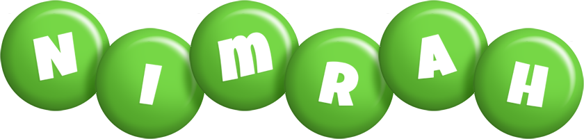 Nimrah candy-green logo