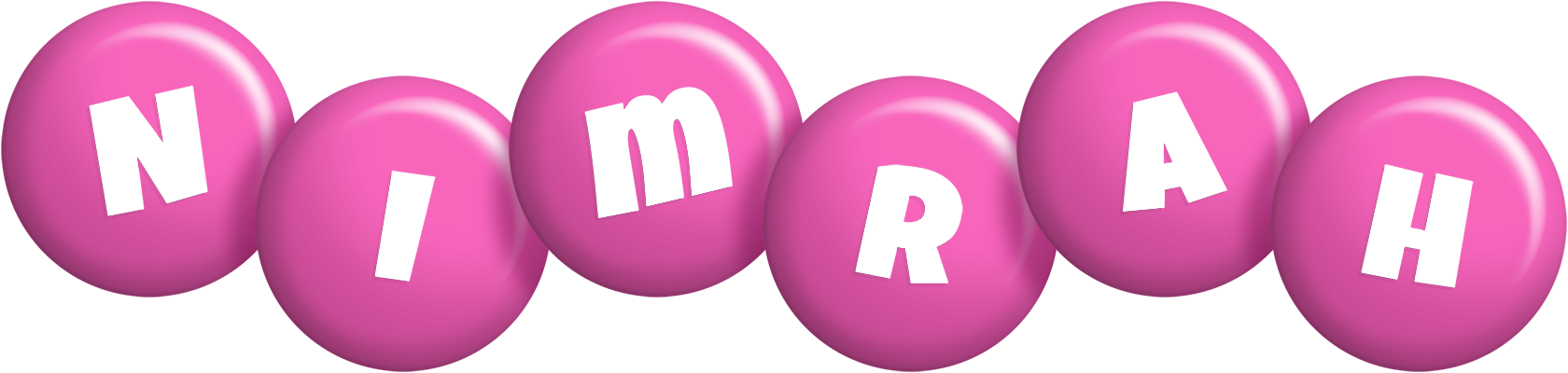 Nimrah candy-pink logo