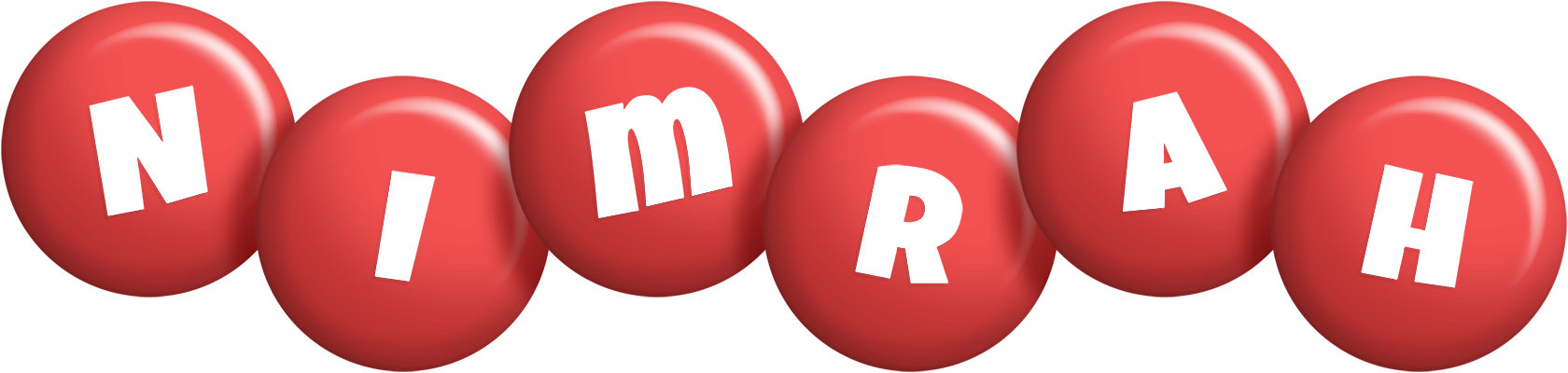 Nimrah candy-red logo