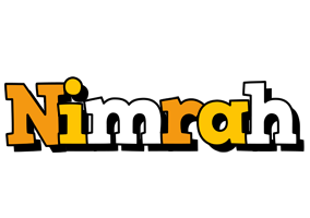 Nimrah cartoon logo