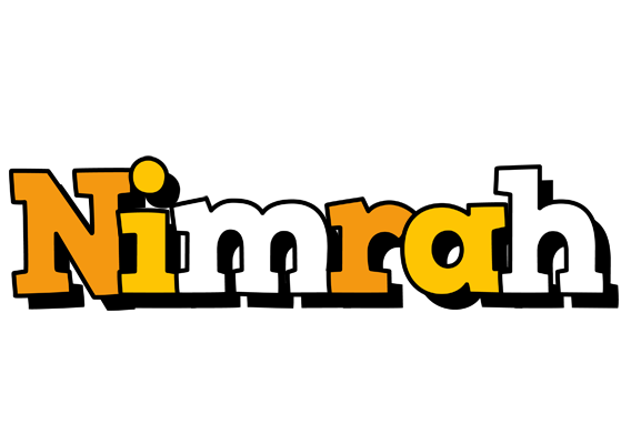 Nimrah cartoon logo