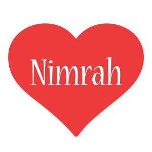 Nimrah love logo