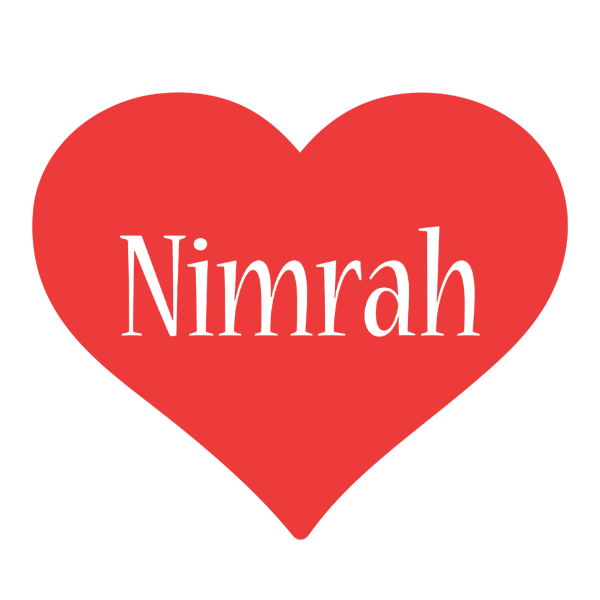 Nimrah love logo