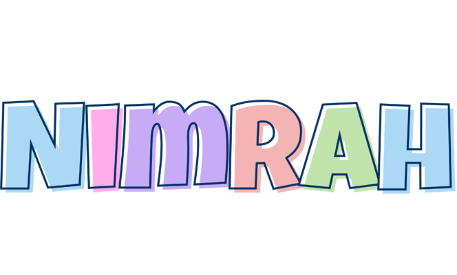 Nimrah pastel logo