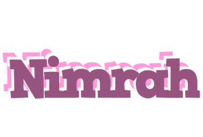 Nimrah relaxing logo