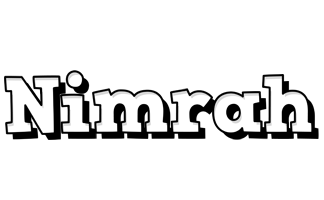 Nimrah snowing logo