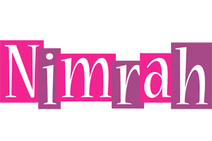 Nimrah whine logo